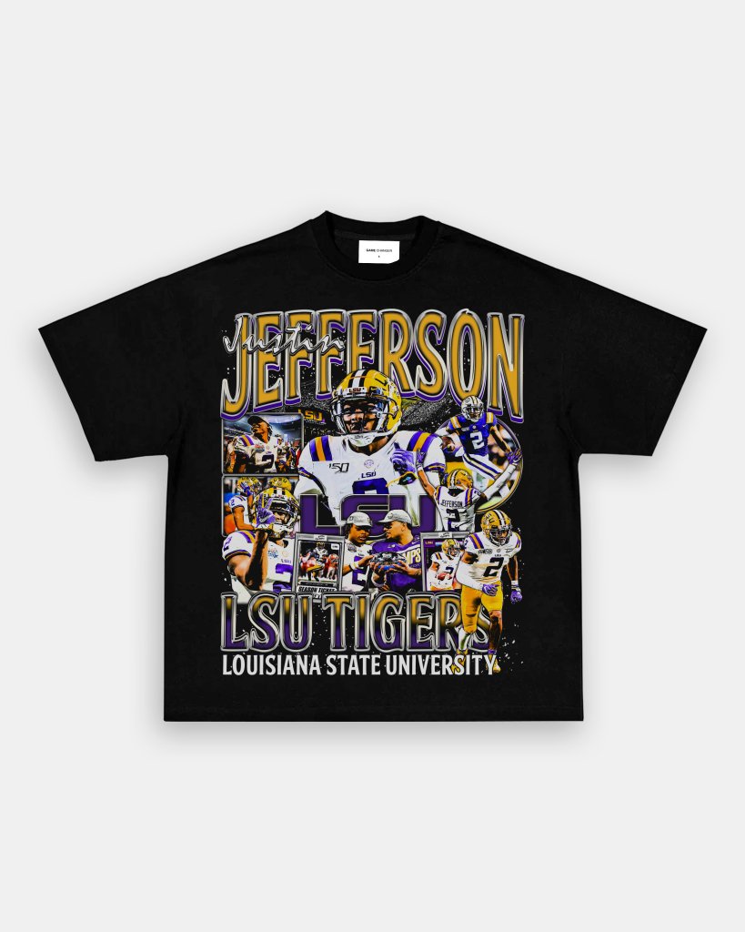 JUSTIN JEFFERSON - LSU TEE - VIBRAS® VIBRAS - GRAPHIC TEES - GAME CHANGERS