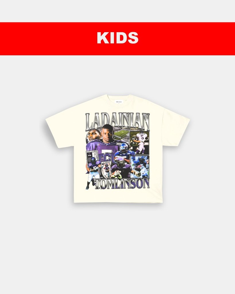 LADAINIAN TOMLINSON - TCU - KIDS TEE - VIBRAS® VIBRAS - GRAPHIC TEES - GAME CHANGERS