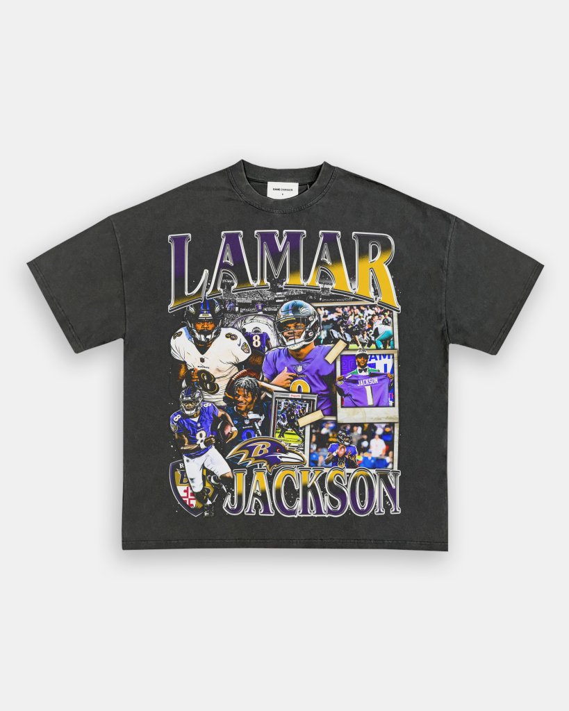 LAMAR JACKSON TEE - VIBRAS® VIBRAS - GRAPHIC TEES - GAME CHANGERS