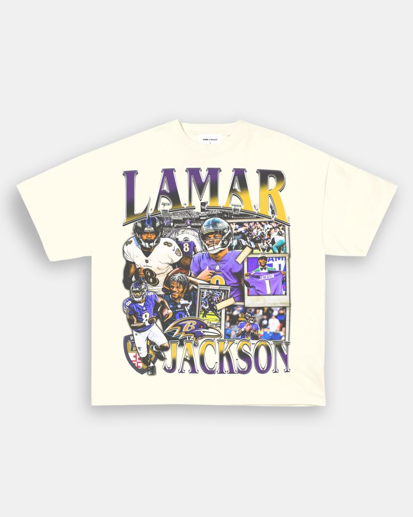 LAMAR JACKSON TEE - VIBRAS® VIBRAS - GRAPHIC TEES - GAME CHANGERS