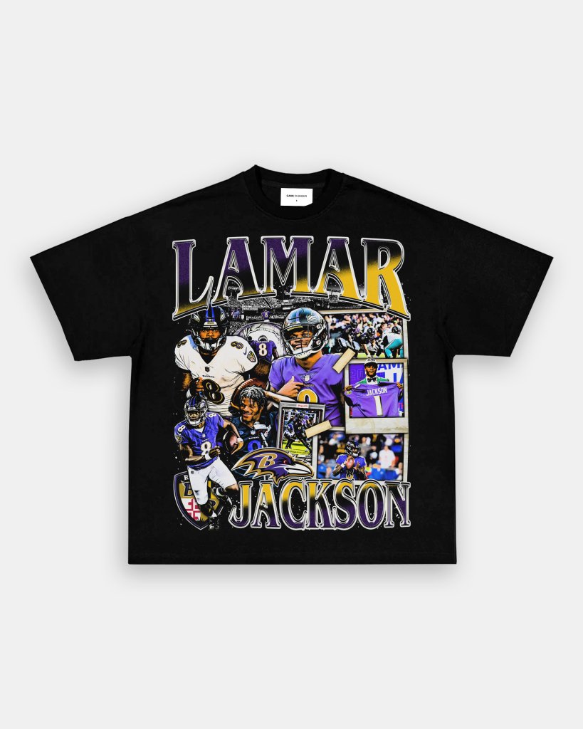 LAMAR JACKSON TEE - VIBRAS® VIBRAS - GRAPHIC TEES - GAME CHANGERS