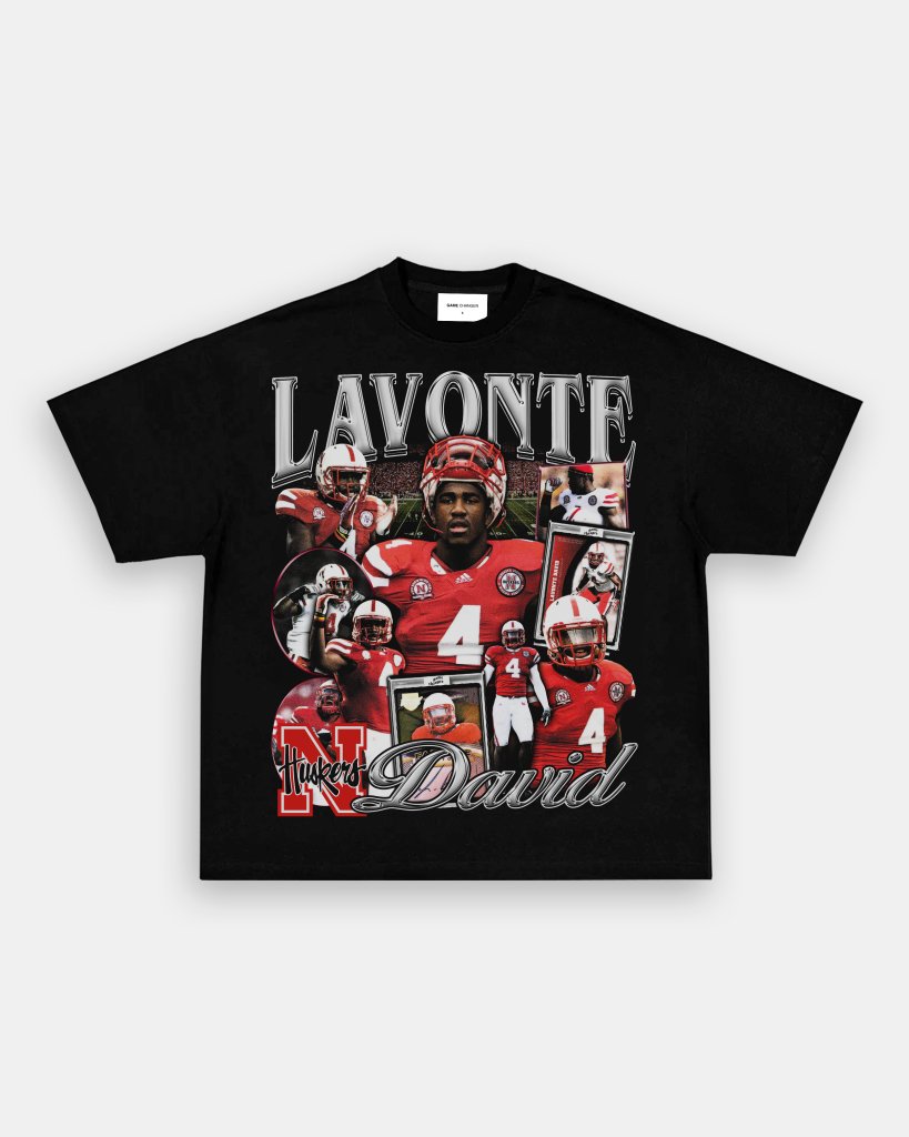 LAVONTE DAVID - NEBRASKA TEE - VIBRAS® VIBRAS - GRAPHIC TEES - GAME CHANGERS