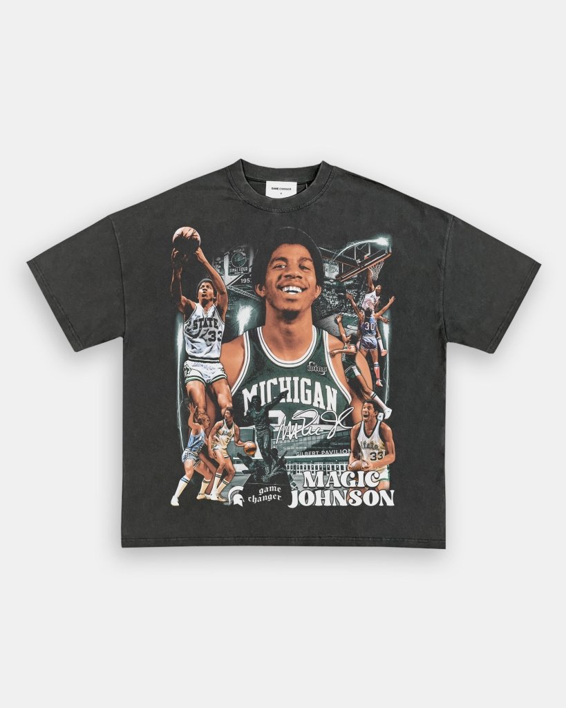 MAGIC JOHNSON - MICHIGAN TEE - VIBRAS® VIBRAS - GRAPHIC TEES - GAME CHANGERS