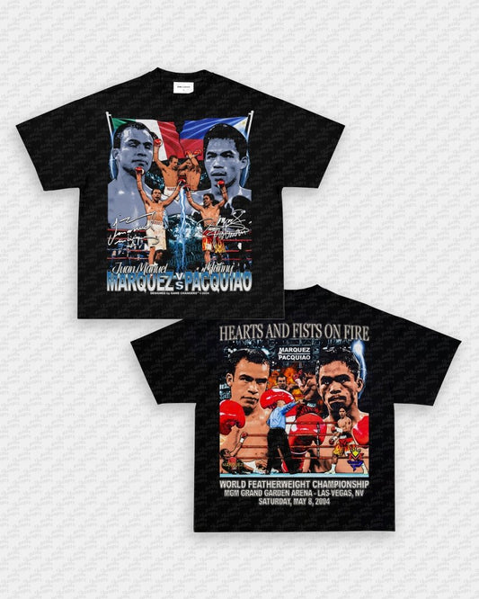 MARQUEZ VS PACQUIAO TEE - [DS] - VIBRAS® VIBRAS - GRAPHIC TEES - GAME CHANGERS