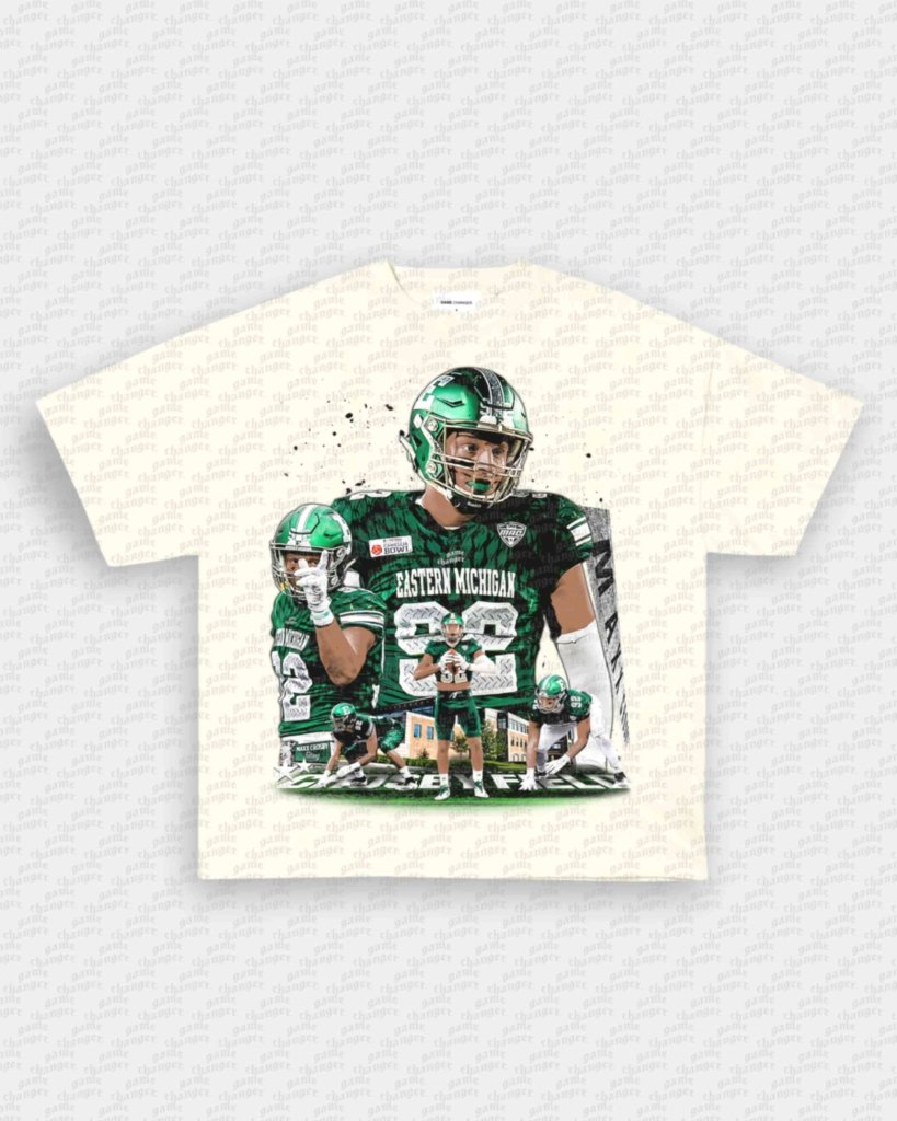 MAXX CROSBY - EASTERN MICHIGAN TEE - VIBRAS® VIBRAS - GRAPHIC TEES - GAME CHANGERS