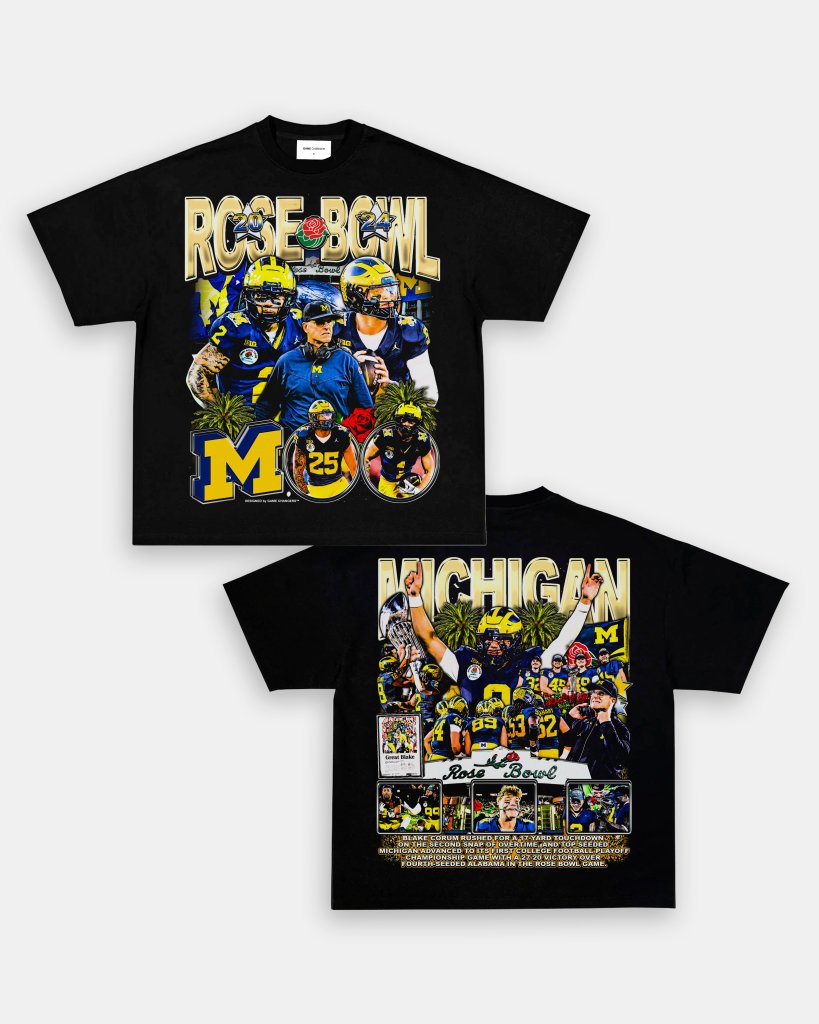 MICHIGAN - ROSE BOWL TEE - [DS] - VIBRAS® VIBRAS - GRAPHIC TEES - GAME CHANGERS