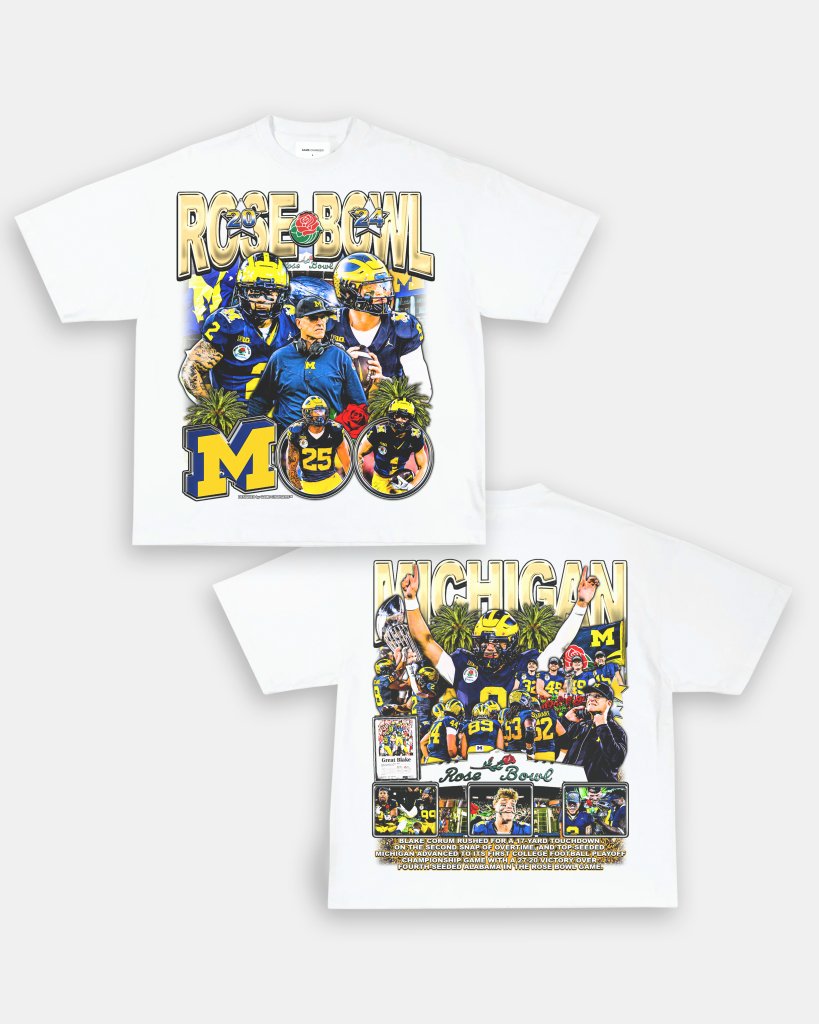 MICHIGAN - ROSE BOWL TEE - [DS] - VIBRAS® VIBRAS - GRAPHIC TEES - GAME CHANGERS