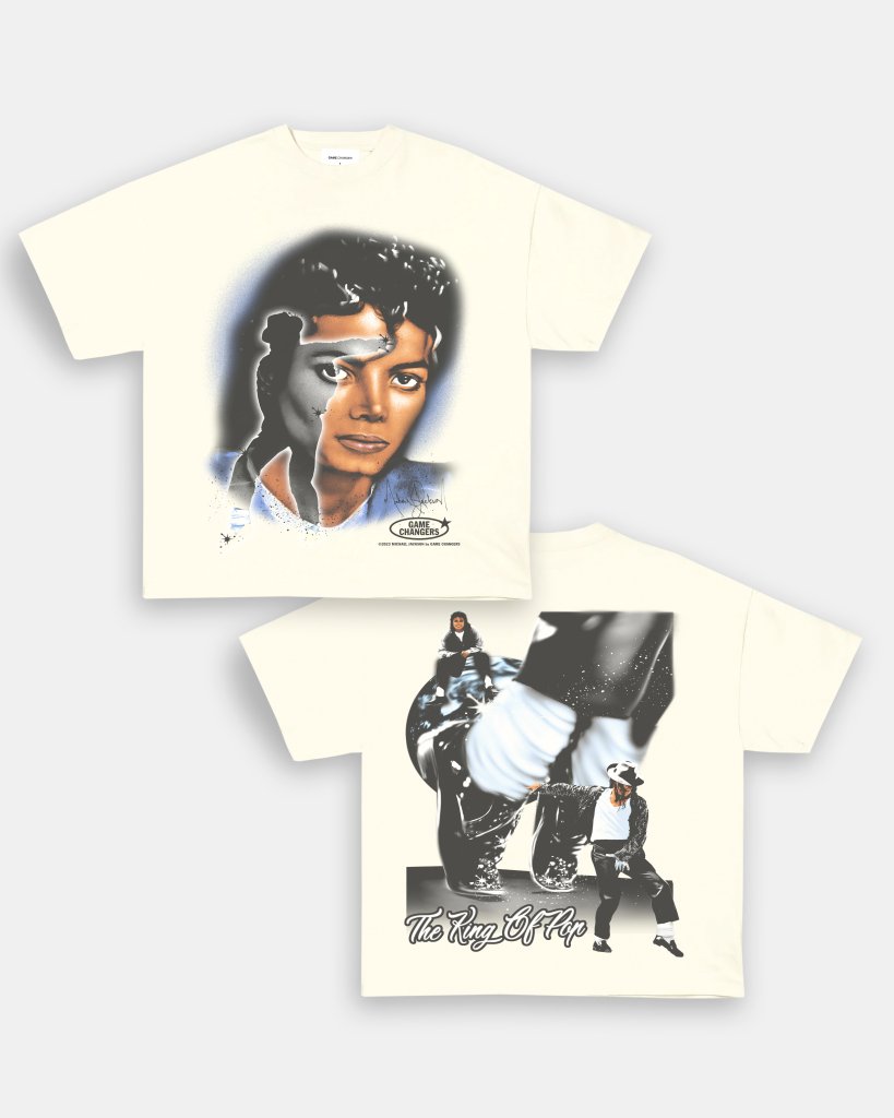 MJ - KING OF POP TEE - [DS] - VIBRAS® VIBRAS - GRAPHIC TEES - GAME CHANGERS