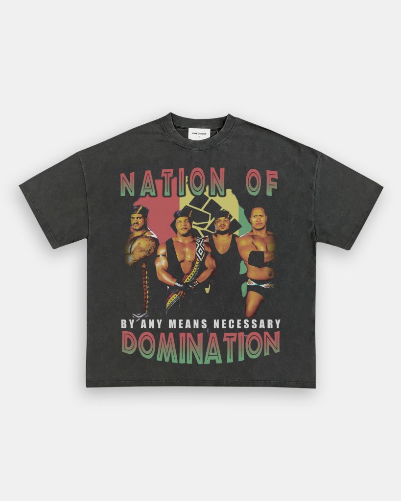 NATION OF DOMINATION TEE - VIBRAS® VIBRAS - GRAPHIC TEES - GAME CHANGERS