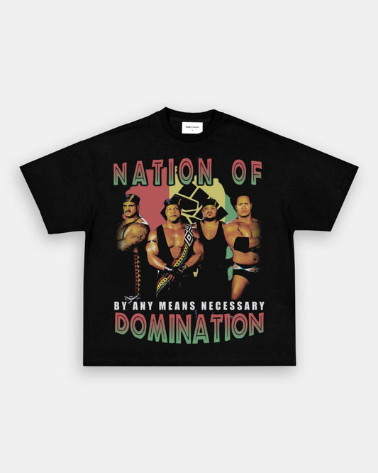 NATION OF DOMINATION TEE - VIBRAS® VIBRAS - GRAPHIC TEES - GAME CHANGERS