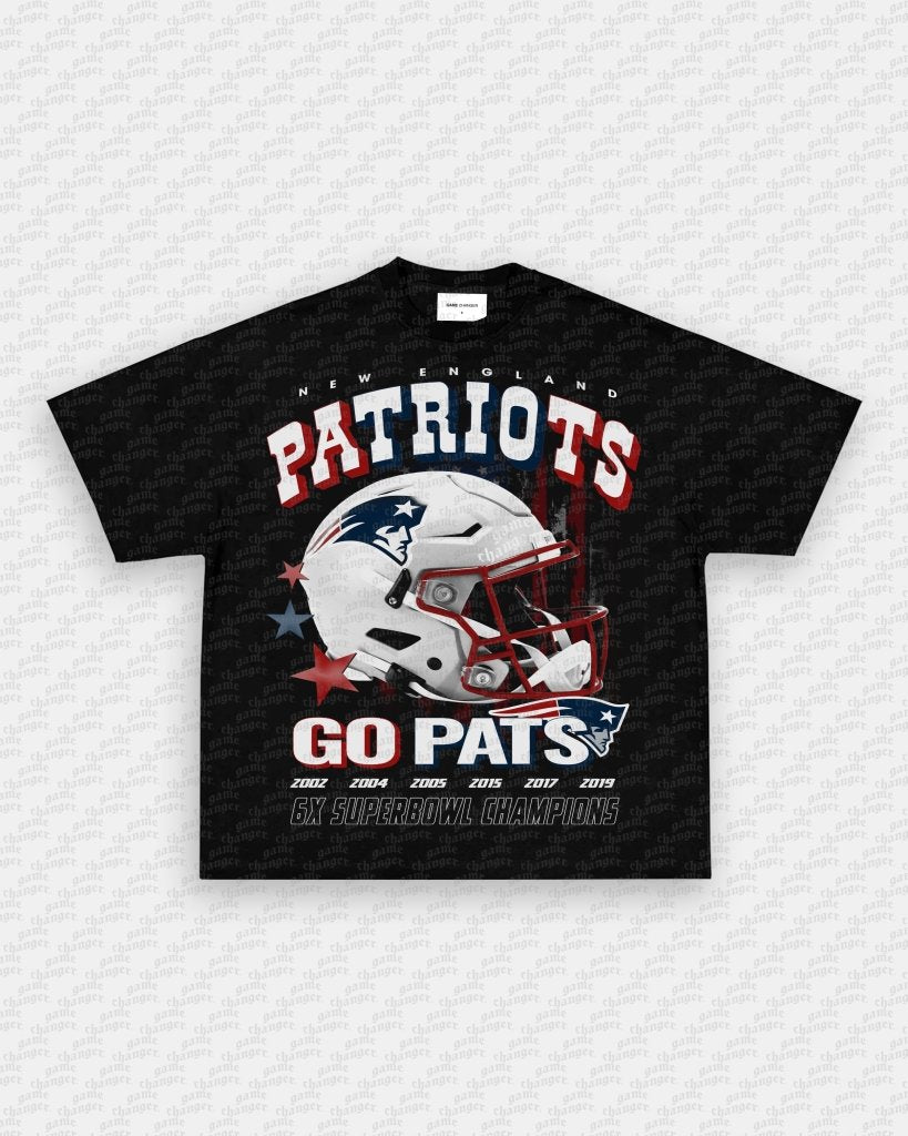 NEW ENGLAND PATRIOTS TEE - VIBRAS® VIBRAS - GRAPHIC TEES - GAME CHANGERS