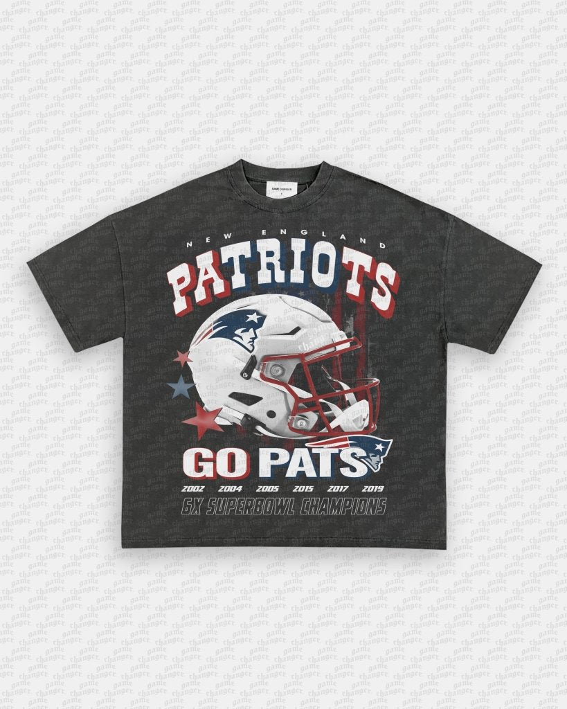 NEW ENGLAND PATRIOTS TEE - VIBRAS® VIBRAS - GRAPHIC TEES - GAME CHANGERS