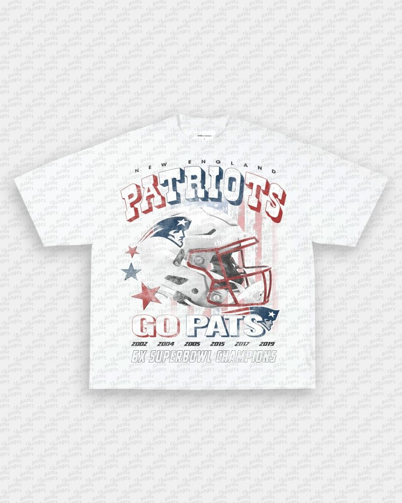 NEW ENGLAND PATRIOTS TEE - VIBRAS® VIBRAS - GRAPHIC TEES - GAME CHANGERS