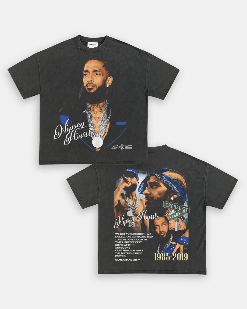 NIPSEY HUSSLE V2 TEE - [DS] - VIBRAS® VIBRAS - GRAPHIC TEES - GAME CHANGERS