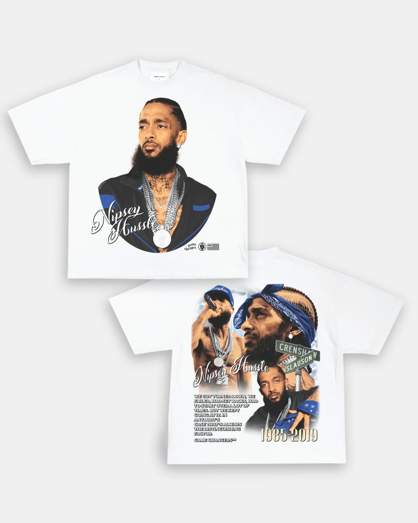 NIPSEY HUSSLE V2 TEE - [DS] - VIBRAS® VIBRAS - GRAPHIC TEES - GAME CHANGERS