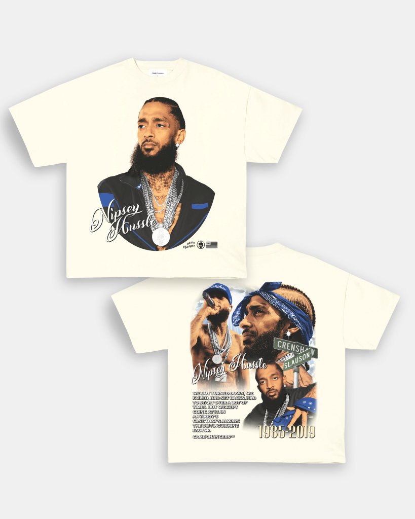 NIPSEY HUSSLE V2 TEE - [DS] - VIBRAS® VIBRAS - GRAPHIC TEES - GAME CHANGERS