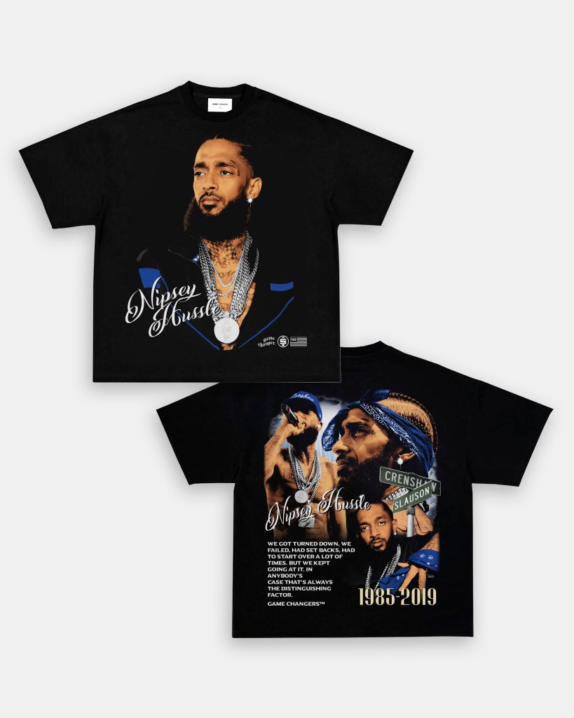 NIPSEY HUSSLE V2 TEE - [DS] - VIBRAS® VIBRAS - GRAPHIC TEES - GAME CHANGERS