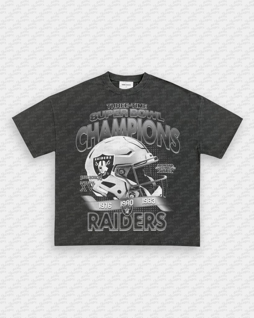 OAKLAND RAIDERS TEE - VIBRAS® VIBRAS - GRAPHIC TEES - GAME CHANGERS