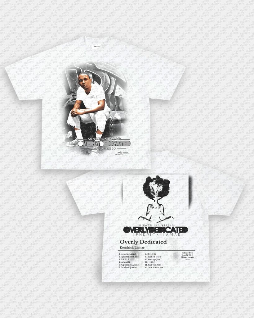 OVERLY DEDICATED TEE - [DS] - VIBRAS® VIBRAS - GRAPHIC TEES - GAME CHANGERS