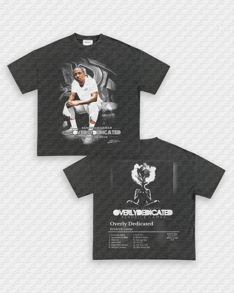 OVERLY DEDICATED TEE - [DS] - VIBRAS® VIBRAS - GRAPHIC TEES - GAME CHANGERS