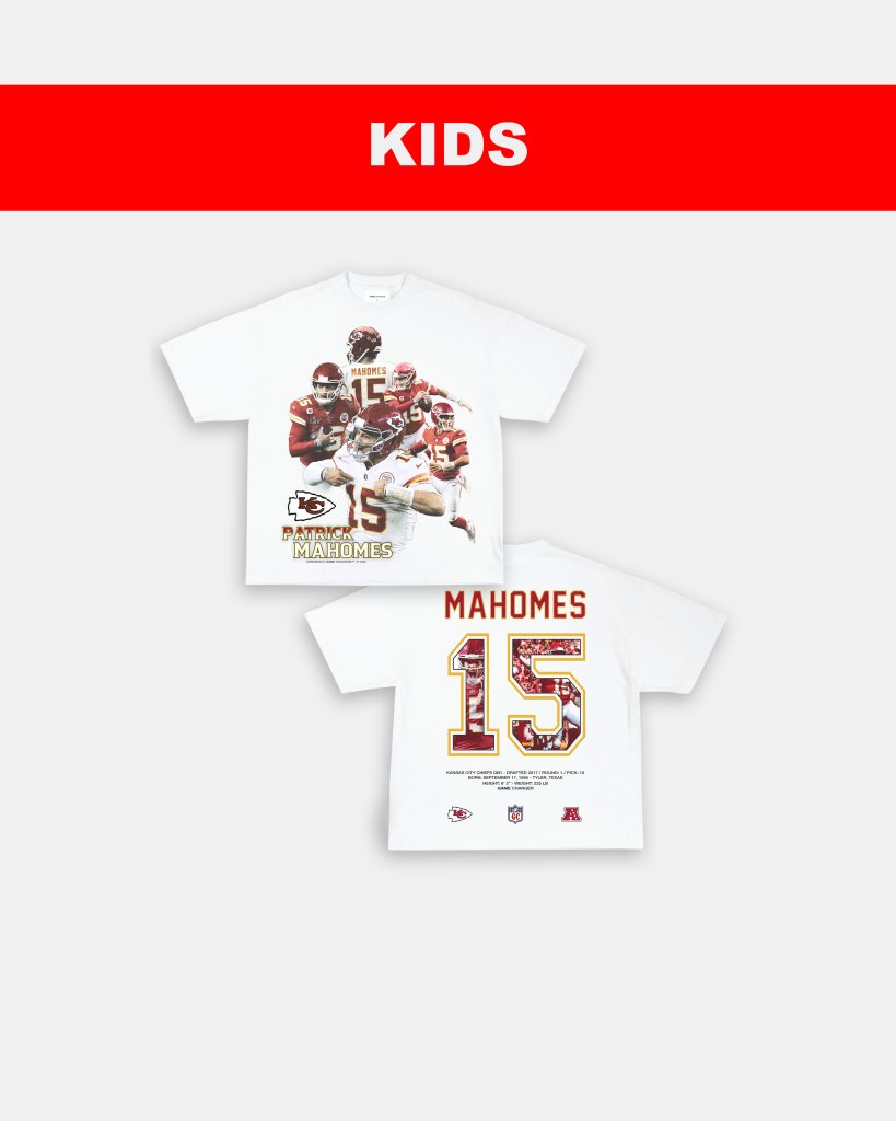 PATRICK MAHOMES - KIDS TEE - VIBRAS® VIBRAS - GRAPHIC TEES - GAME CHANGERS