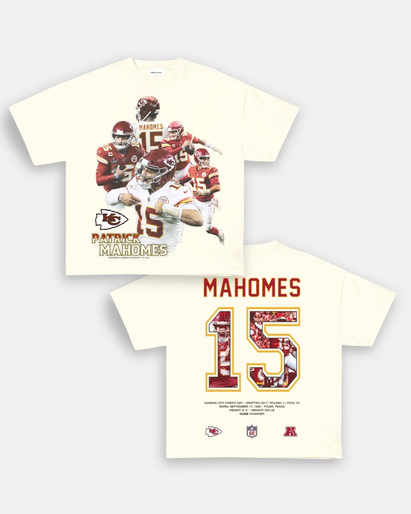 PATRICK MAHOMES TEE - [DS] - VIBRAS® VIBRAS - GRAPHIC TEES - GAME CHANGERS