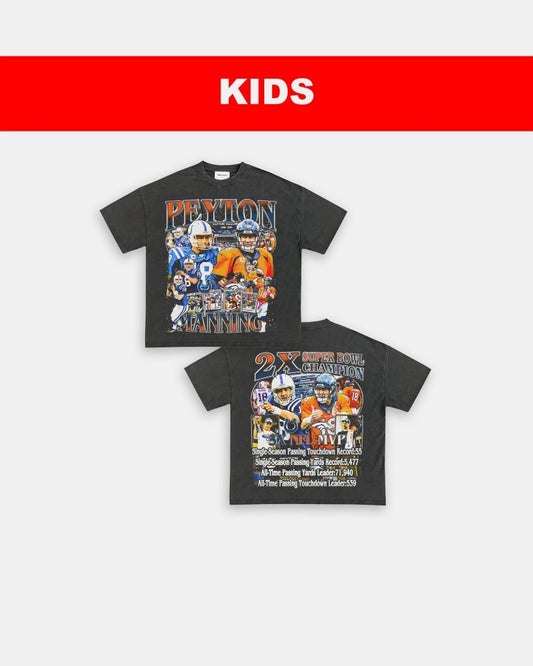 PEYTON MANNING 2 - KIDS TEE [DS] - VIBRAS® VIBRAS - GRAPHIC TEES - GAME CHANGERS