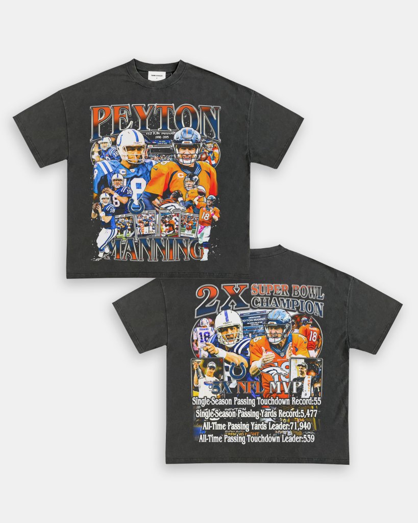 PEYTON MANNING 2 TEE - [DS] - VIBRAS® VIBRAS - GRAPHIC TEES - GAME CHANGERS