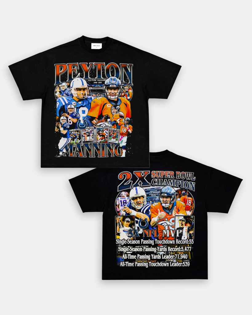 PEYTON MANNING 2 TEE - [DS] - VIBRAS® VIBRAS - GRAPHIC TEES - GAME CHANGERS