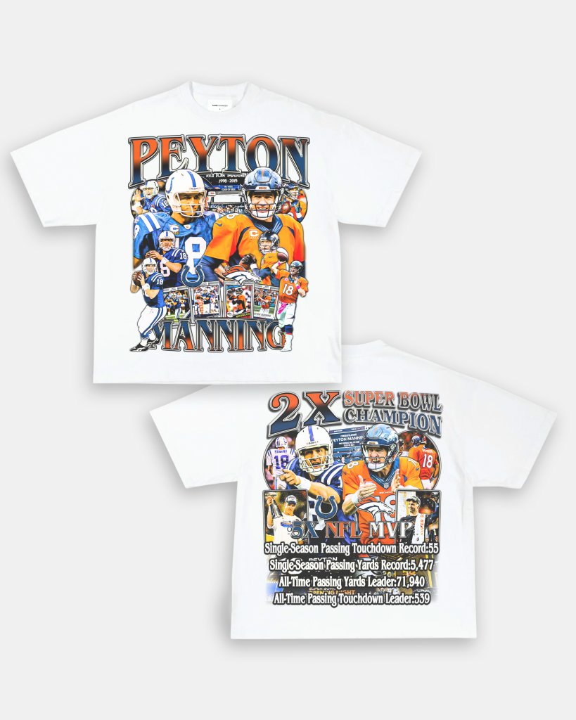 PEYTON MANNING 2 TEE - [DS] - VIBRAS® VIBRAS - GRAPHIC TEES - GAME CHANGERS