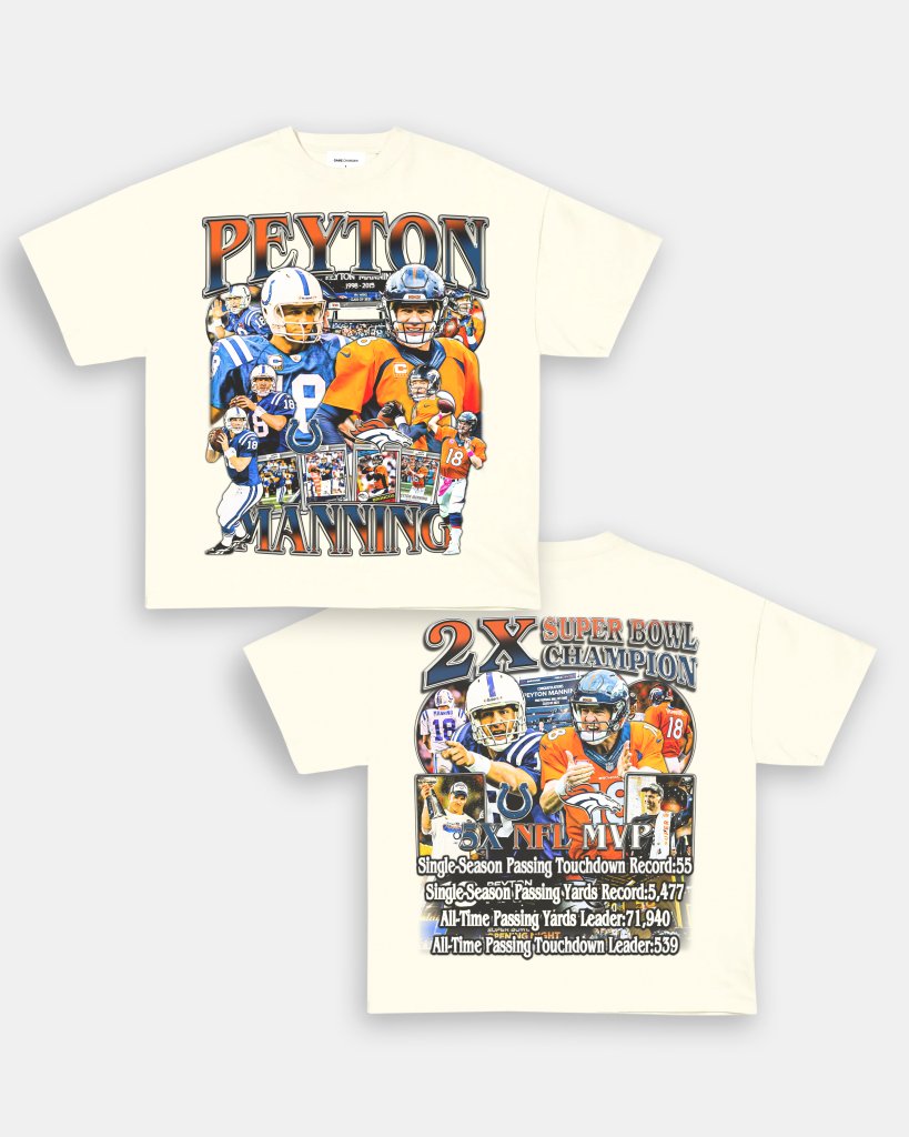 PEYTON MANNING 2 TEE - [DS] - VIBRAS® VIBRAS - GRAPHIC TEES - GAME CHANGERS