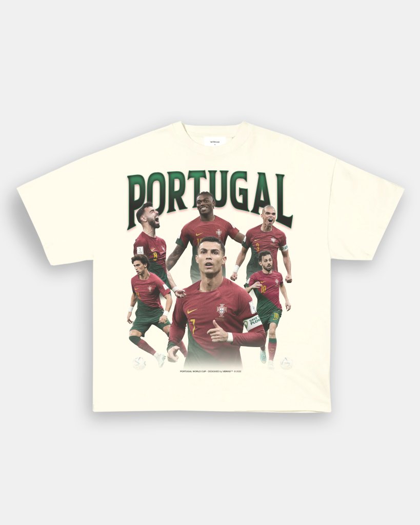 PORTUGAL WORLD CUP TEE - [FRONT PRINT ONLY] - VIBRAS® VIBRAS - GRAPHIC TEES - GAME CHANGERS