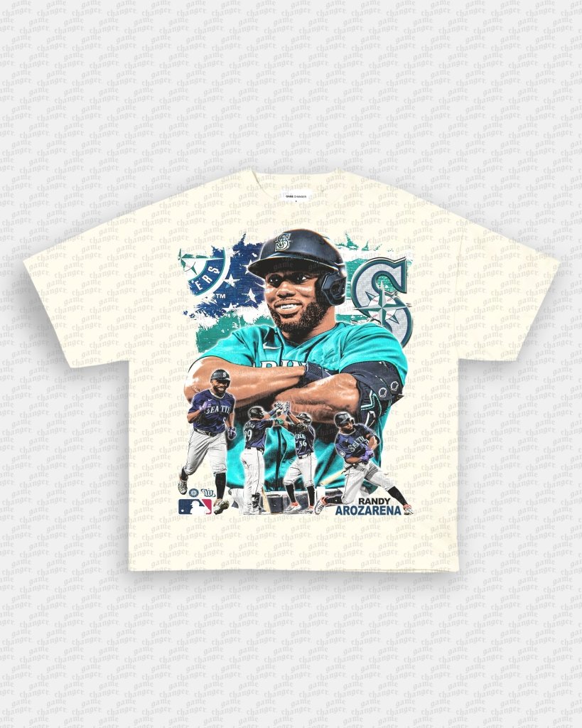 RANDY AROZARENA - MARINERS TEE - VIBRAS® VIBRAS - GRAPHIC TEES - GAME CHANGERS