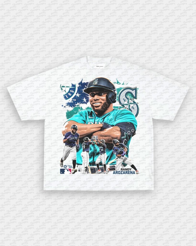 RANDY AROZARENA - MARINERS TEE - VIBRAS® VIBRAS - GRAPHIC TEES - GAME CHANGERS