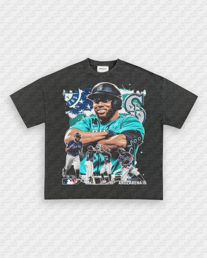 RANDY AROZARENA - MARINERS TEE - VIBRAS® VIBRAS - GRAPHIC TEES - GAME CHANGERS