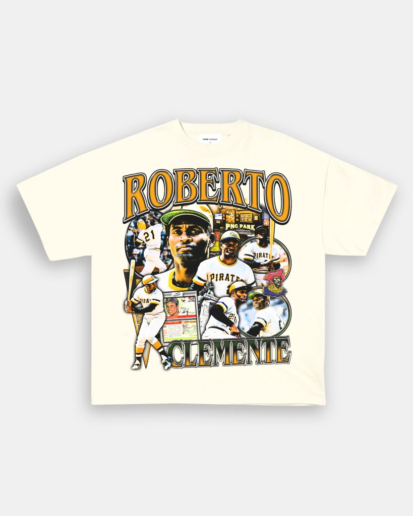 ROBERTO CLEMENTE TEE - VIBRAS® VIBRAS - GRAPHIC TEES - GAME CHANGERS