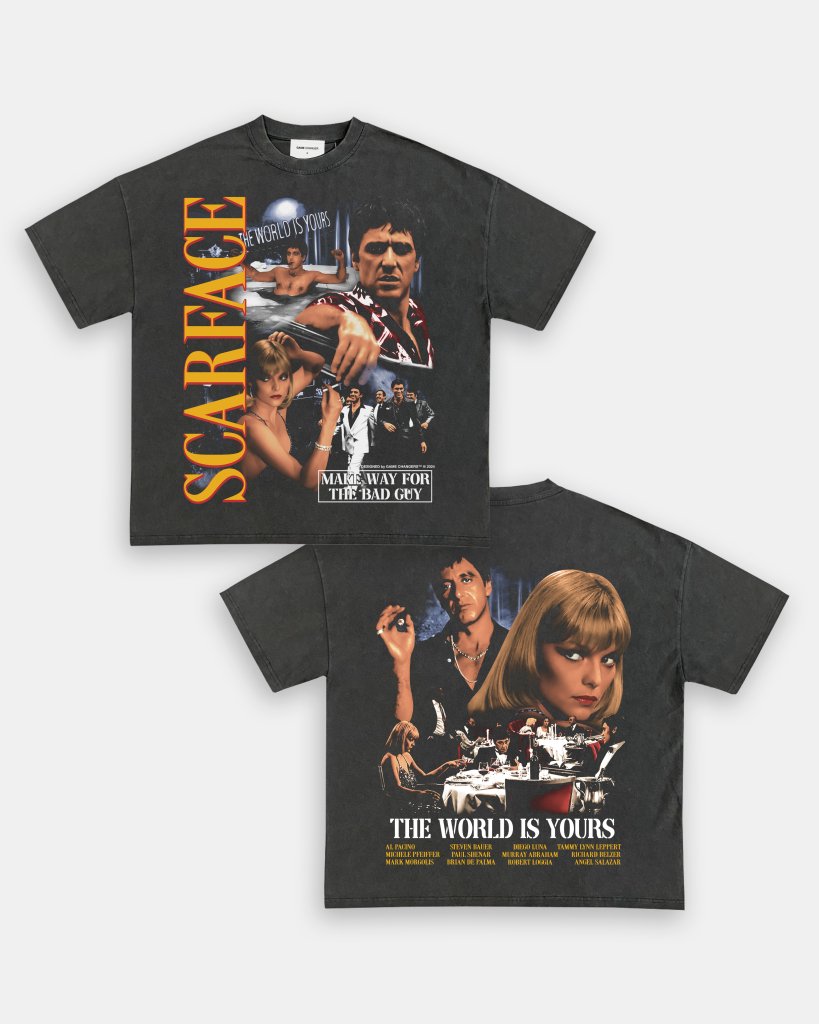 SCARFACE V3 TEE - [DS] - VIBRAS® VIBRAS - GRAPHIC TEES - GAME CHANGERS