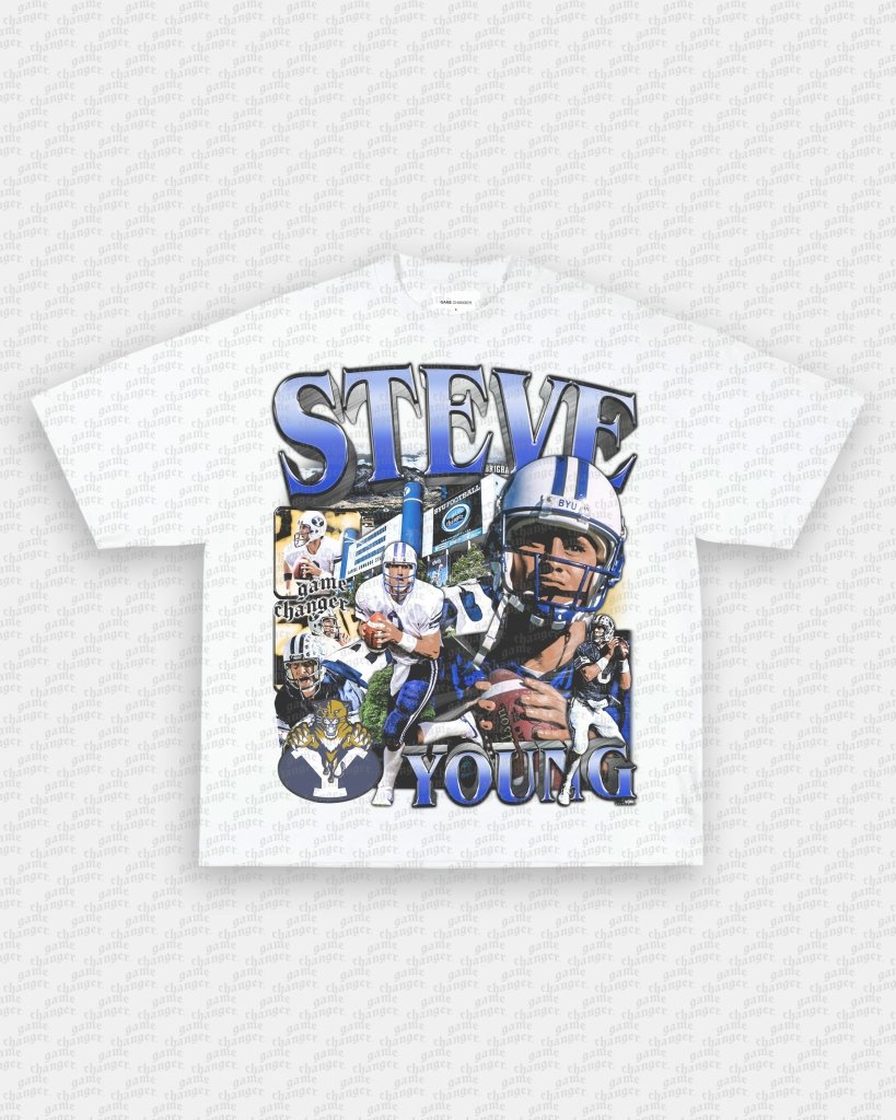 STEVE YOUNG TEE - VIBRAS® VIBRAS - GRAPHIC TEES - GAME CHANGERS