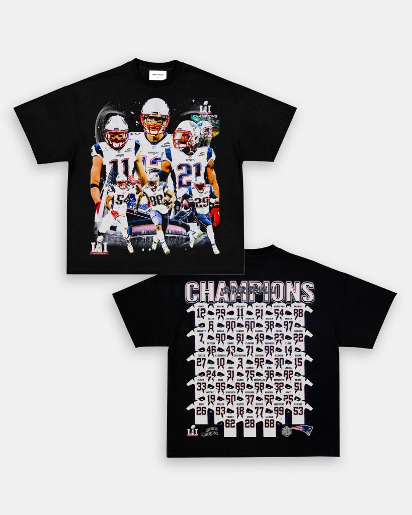 SUPER BOWL LI CHAMPS - PATRIOTS TEE - [DS] - VIBRAS® VIBRAS - GRAPHIC TEES - GAME CHANGERS