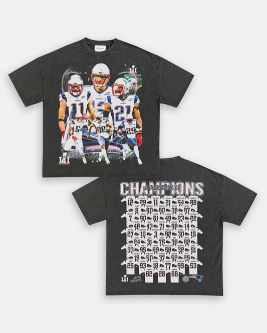 SUPER BOWL LI CHAMPS - PATRIOTS TEE - [DS] - VIBRAS® VIBRAS - GRAPHIC TEES - GAME CHANGERS