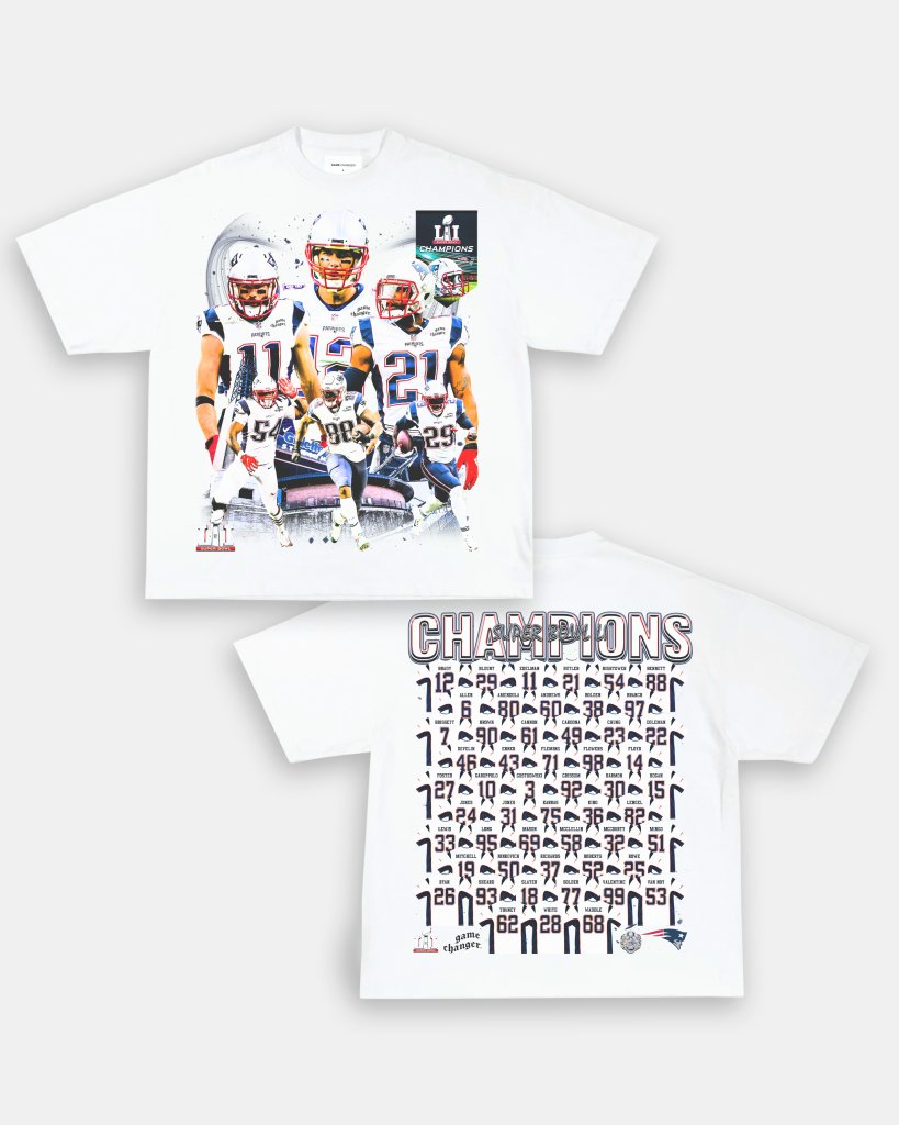 SUPER BOWL LI CHAMPS - PATRIOTS TEE - [DS] - VIBRAS® VIBRAS - GRAPHIC TEES - GAME CHANGERS