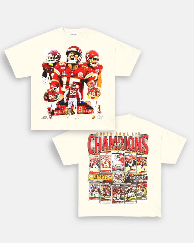 SUPER BOWL LIV CHAMPS - CHIEFS TEE - [DS] - VIBRAS® VIBRAS - GRAPHIC TEES - GAME CHANGERS