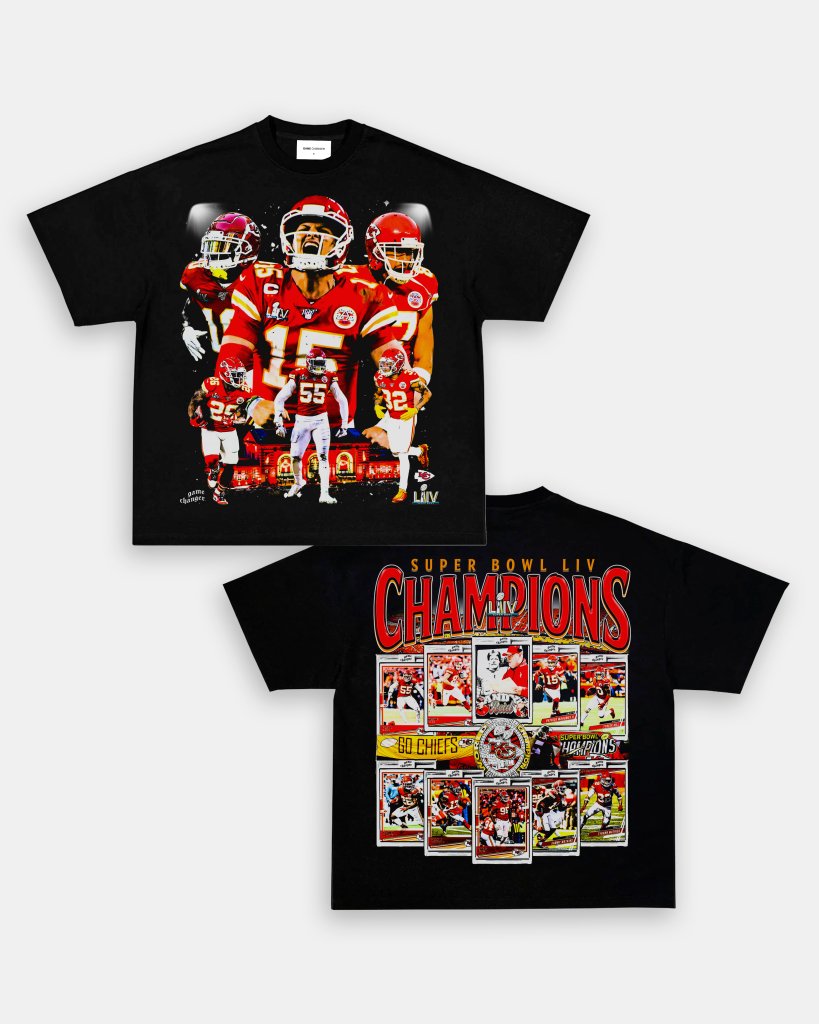 SUPER BOWL LIV CHAMPS - CHIEFS TEE - [DS] - VIBRAS® VIBRAS - GRAPHIC TEES - GAME CHANGERS