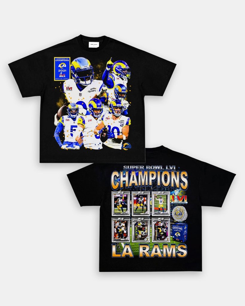 SUPER BOWL LVI CHAMPS - RAMS TEE - [DS] - VIBRAS® VIBRAS - GRAPHIC TEES - GAME CHANGERS