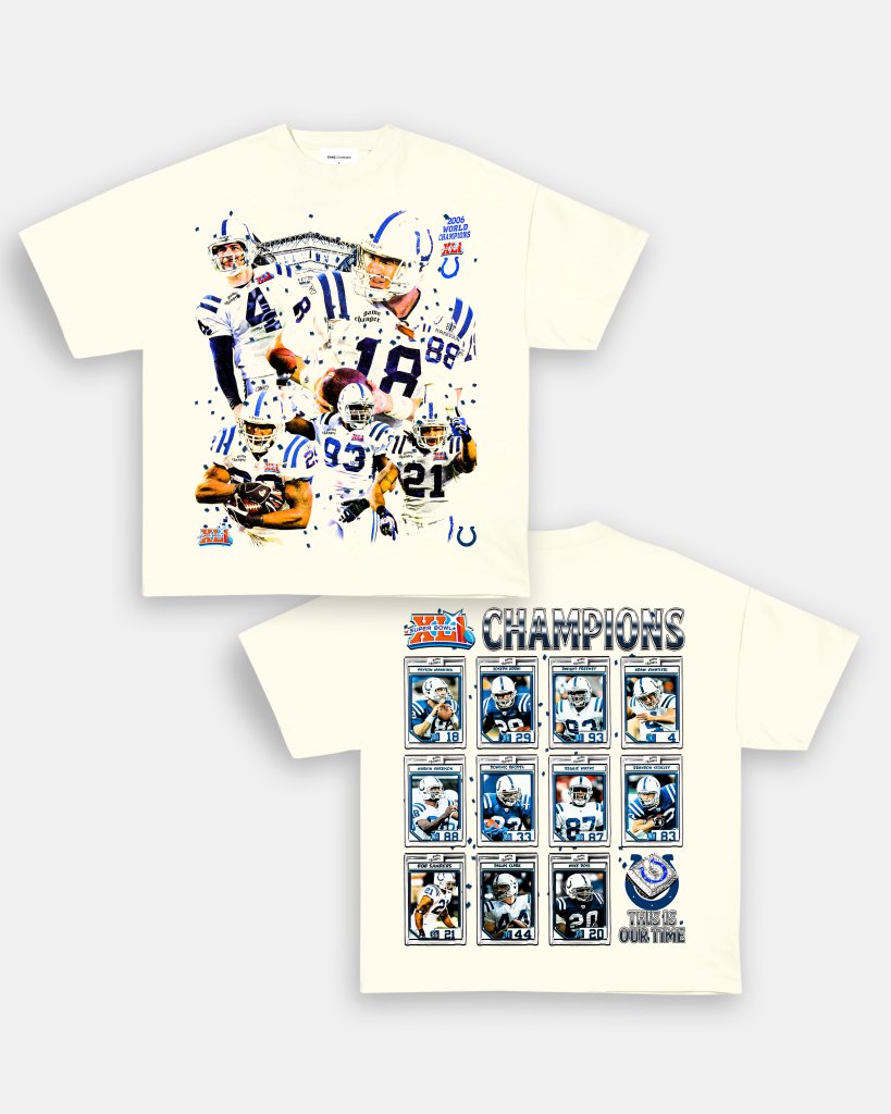 SUPER BOWL XLI CHAMPS - COLTS TEE - [DS] - VIBRAS® VIBRAS - GRAPHIC TEES - GAME CHANGERS