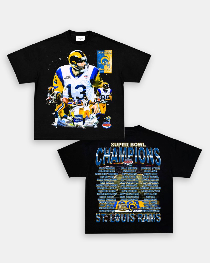 SUPER BOWL XXXIV CHAMPS - RAMS TEE - [DS] - VIBRAS® VIBRAS - GRAPHIC TEES - GAME CHANGERS