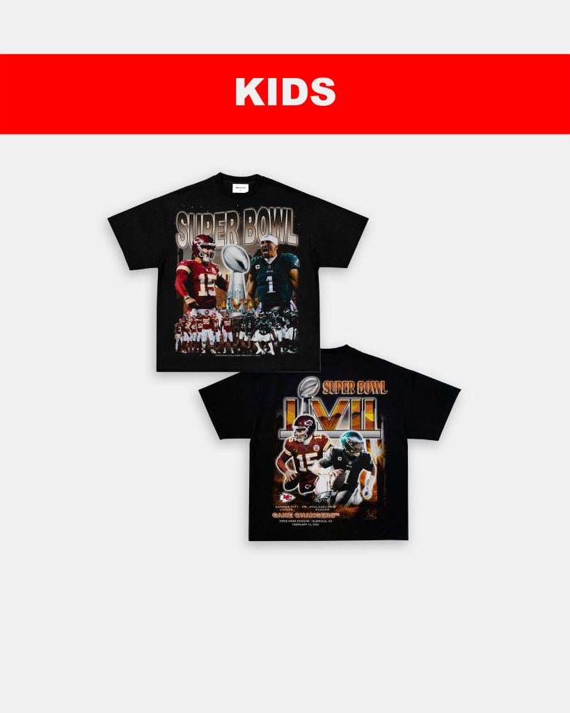 SUPERBOWL LVII - KIDS TEE [DS] - VIBRAS® VIBRAS - GRAPHIC TEES - GAME CHANGERS