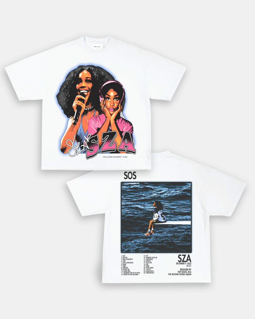 SZA SOS TEE - [DS] - VIBRAS® VIBRAS - GRAPHIC TEES - GAME CHANGERS