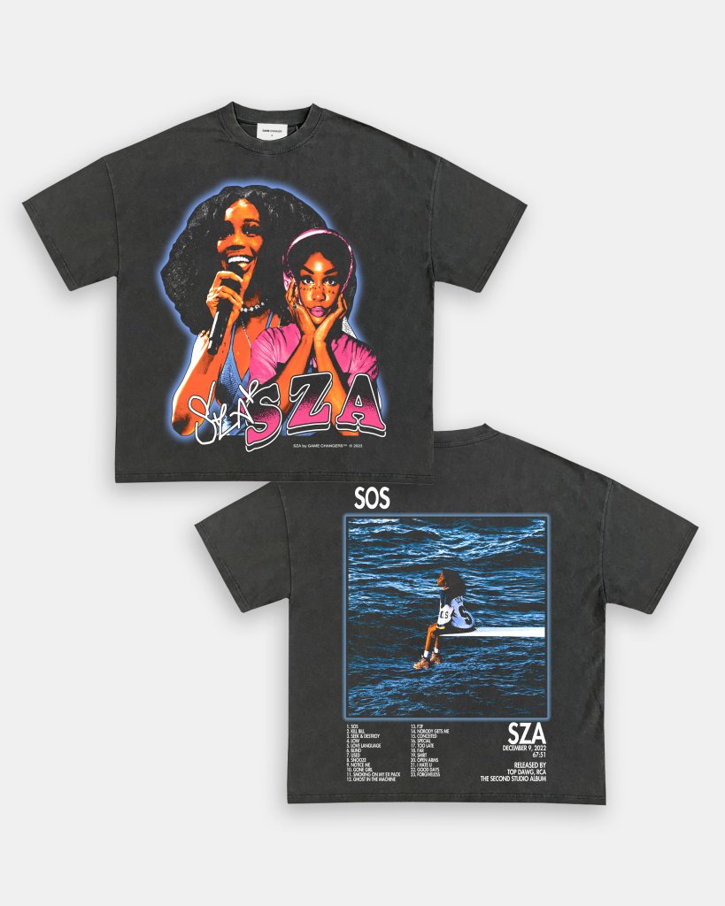 SZA SOS TEE - [DS] - VIBRAS® VIBRAS - GRAPHIC TEES - GAME CHANGERS