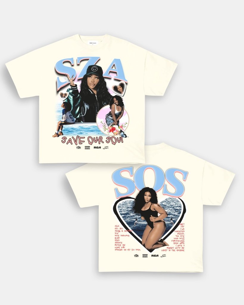 SZA SOS V3 TEE - [DS] - VIBRAS® VIBRAS - GRAPHIC TEES - GAME CHANGERS